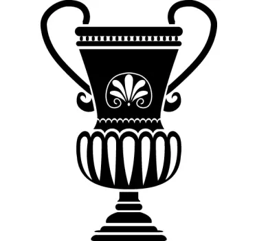 Greek Vase Sticker - TenStickers