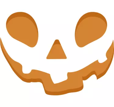 Halloween face for car halloween wall decal - TenStickers