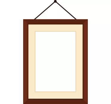 Hanging Photo Frame Sticker - TenStickers