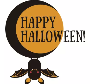 Happy Halloween halloween sticker - TenStickers