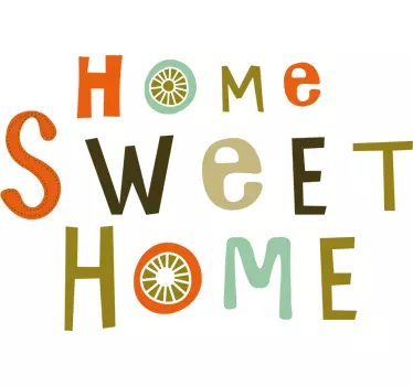 Home Sweet Home Sticker - TenStickers