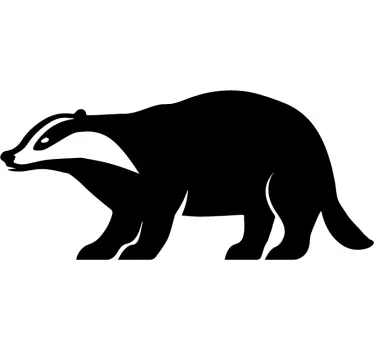 Honey Badger Animal Wall Sticker - TenStickers