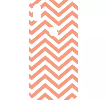Iphone sticker chevron pattern - TenStickers