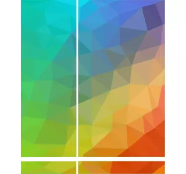Kaleidoscope geometric design ps4 skin - TenStickers