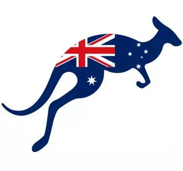 Kangoo Flag decal - TenStickers