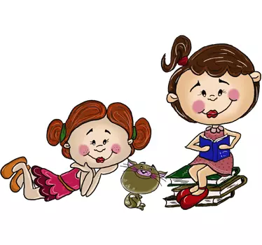 Kids Friendly Readers Wall Sticker - TenStickers