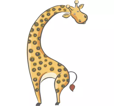Kids Giraffe Wall Sticker - TenStickers