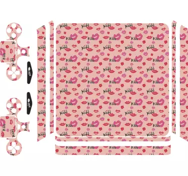 Kisses PS4 Skin Sticker - TenStickers