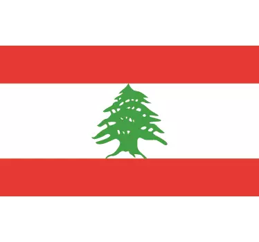 Lebanon Flag Sticker - TenStickers
