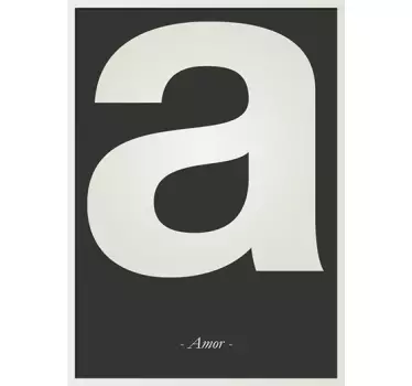 Letter A Wall Sticker - TenStickers