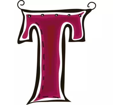 Letter T Sticker - TenStickers