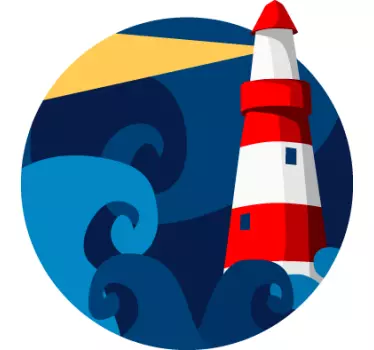Lighthouse Wall Sticker - TenStickers
