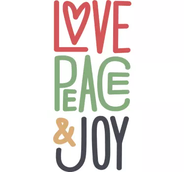 Love messages  text wall decal - TenStickers