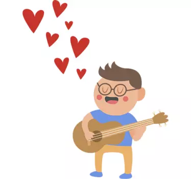 Lover of Music Decal - TenStickers