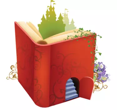 Magic Book Kids Sticker - TenStickers