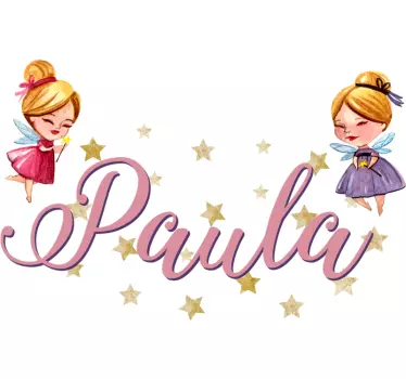Magical Fairies Customisable Sticker - TenStickers