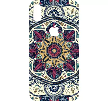 Mandala iPhone Phone Sticker - TenStickers