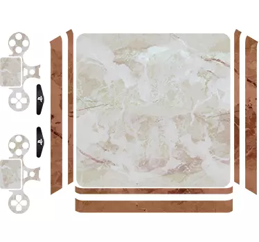 Marble Effect PS4 Skin - TenStickers