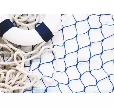 Marine Net Laptop Sticker - TenStickers