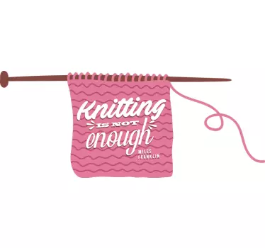 Miles Franklin Quote Wall Sticker - TenStickers