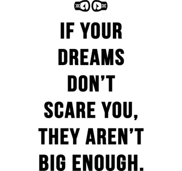 Muhammad Ali Dreams Wall Sticker - TenStickers