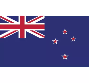 New Zealand Flag Sticker - TenStickers