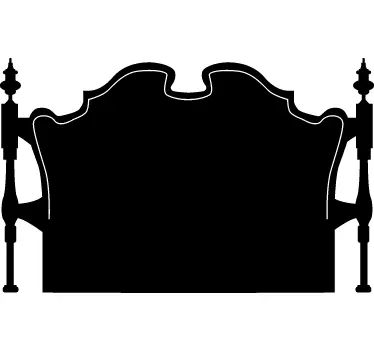 Old Fashion Headboard Wall Decal - TenStickers