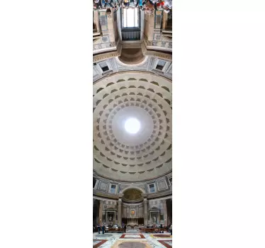 Panoramic Pantheon Wall Art Sticker - TenStickers