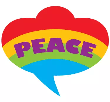 Peace Wall Sticker - TenStickers