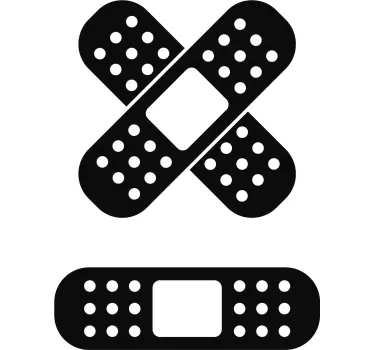 Plaster Vehicle Sticker - TenStickers