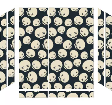 Ps4 skin skull character design - TenStickers