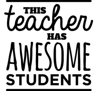 Quote sticker this teacher has amazing students - TenStickers