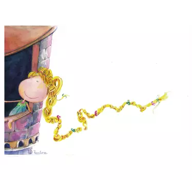 Rapunzel Wall Decal - TenStickers