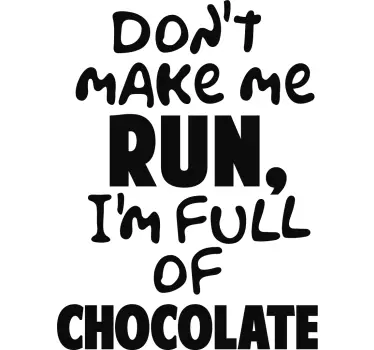 Simpsons Chocolate Quote Sticker - TenStickers