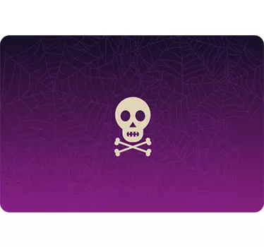 Skull Laptop Sticker - TenStickers
