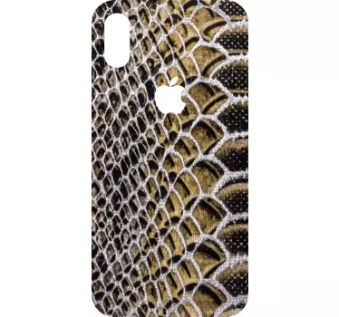 Snake Texture iPhone Sticker - TenStickers