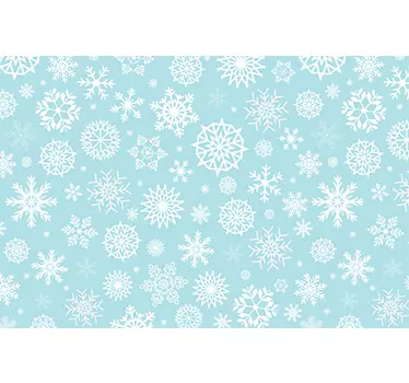 Snowflake Motif laptop skin - TenStickers