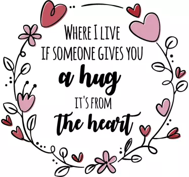 Steve Irwin Hug Living Room Wall Decor - TenStickers