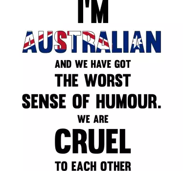 Steve Irwin Humour Quote Sticker - TenStickers
