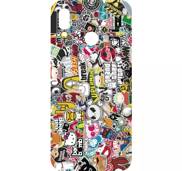 Stickerbomb (huawei) decal - TenStickers