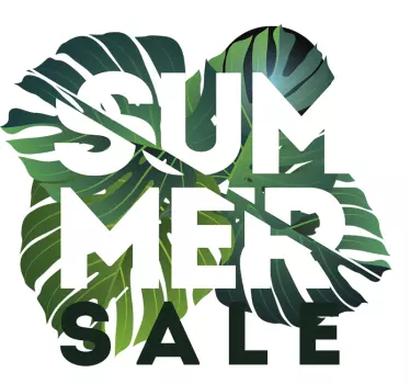 Summer Sale Decorative Sticker - TenStickers