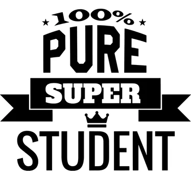 Super Student Wall Sticker - TenStickers