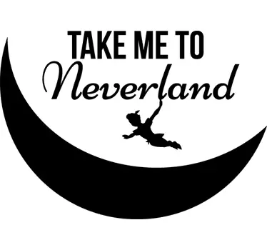Take Me To Neverland Wall Sticker - TenStickers