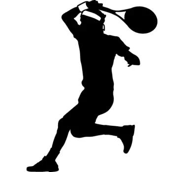 Tennis Stroke Wall Sticker - TenStickers
