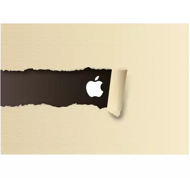 Torn Paper MacBook Sticker - TenStickers