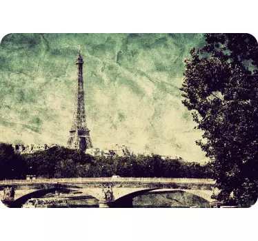 Vintage Paris laptop skin - TenStickers