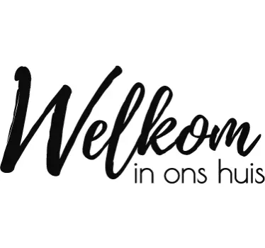 Home text wall decal - TenStickers