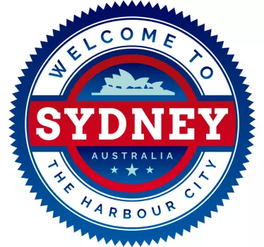 Welcome to Sydney Vehicle Sticker - TenStickers