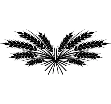 Wheat ears  plant wall decal - TenStickers