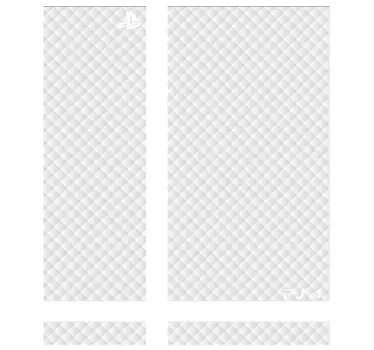 White quilted texture ps4 skin - TenStickers